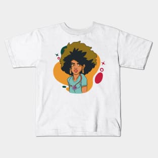 Black P R t shirt Kids T-Shirt